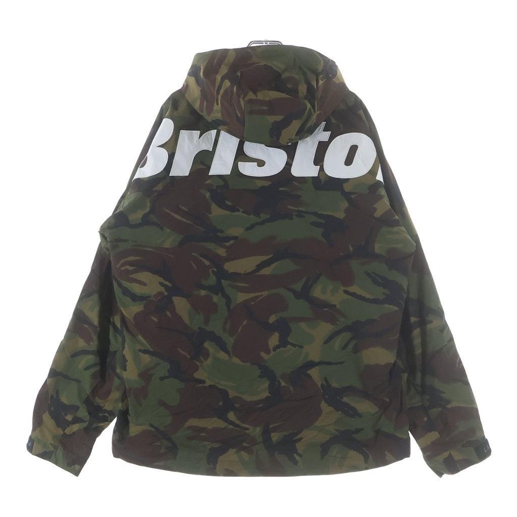 F.C.R.B.(エフシーアールビー) 22SS ビッグロゴ カモフラ ジップアップ フーデッド プラクティスジャケット FCRB-220039