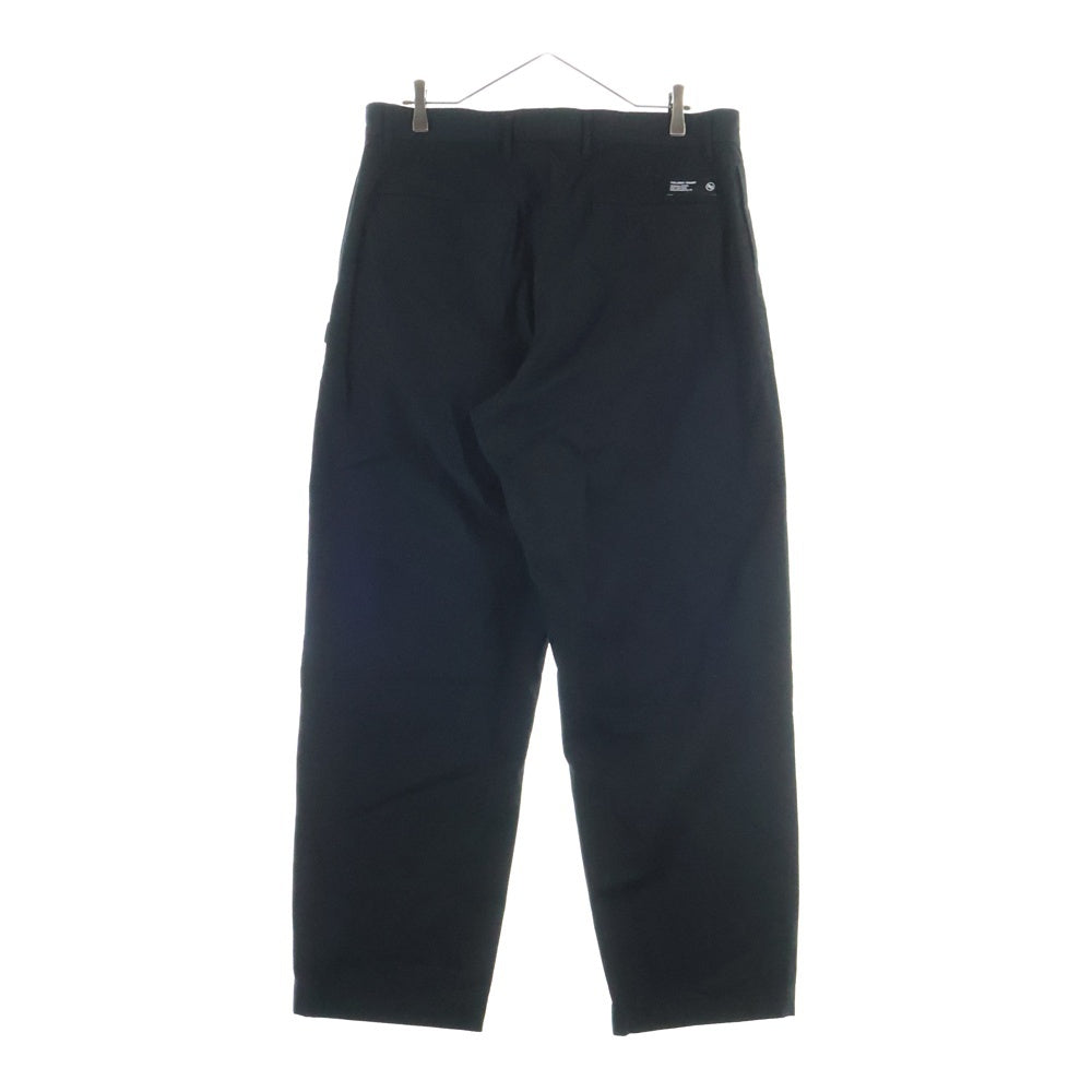 NEIGHBORHOOD(ネイバーフッド) 26SS PLAIN PANTS ウォッシュ加工 ジップフライ コットン プレーンパンツ ブラック 261ZANH-PTM11