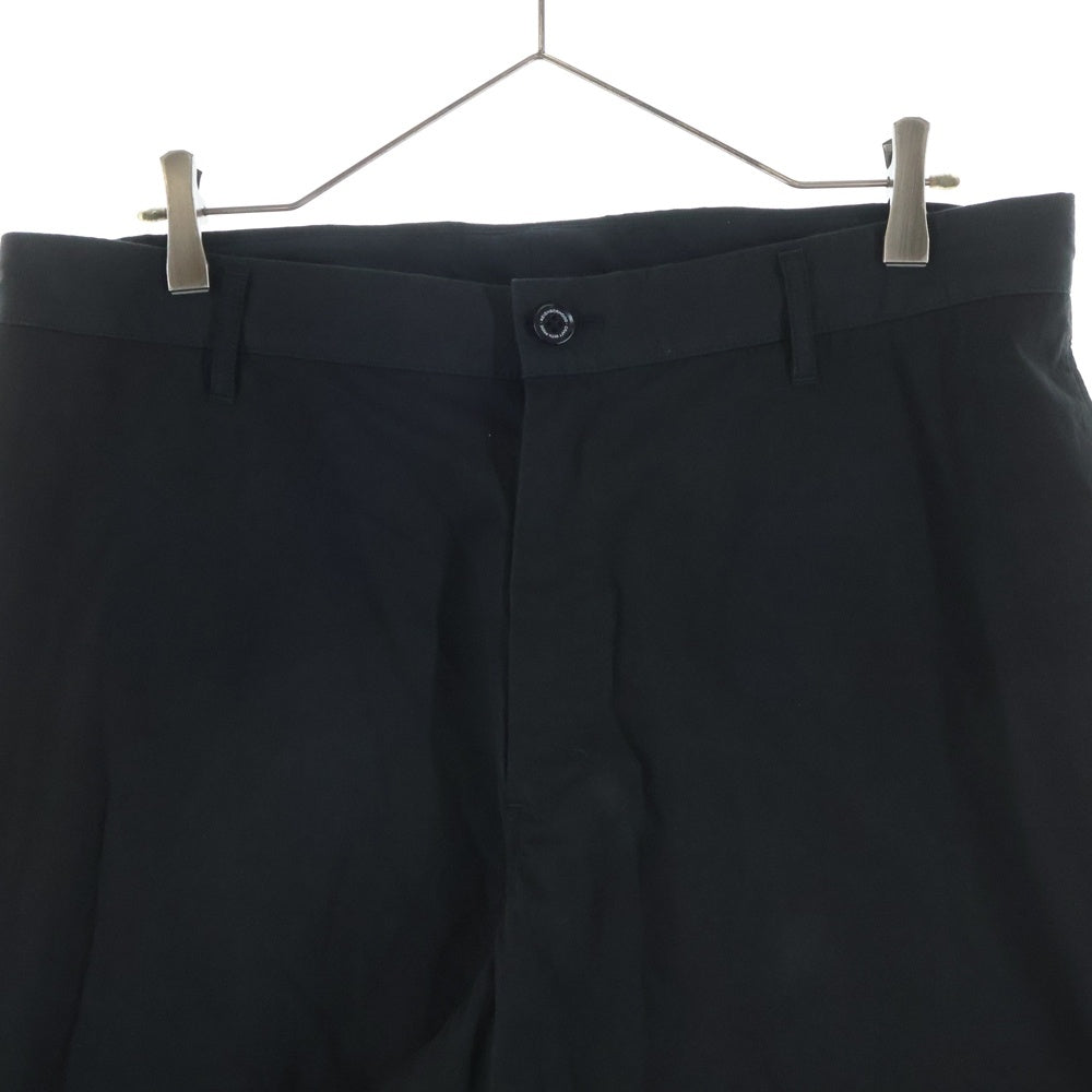 NEIGHBORHOOD(ネイバーフッド) 26SS PLAIN PANTS ウォッシュ加工 ジップフライ コットン プレーンパンツ ブラック 261ZANH-PTM11