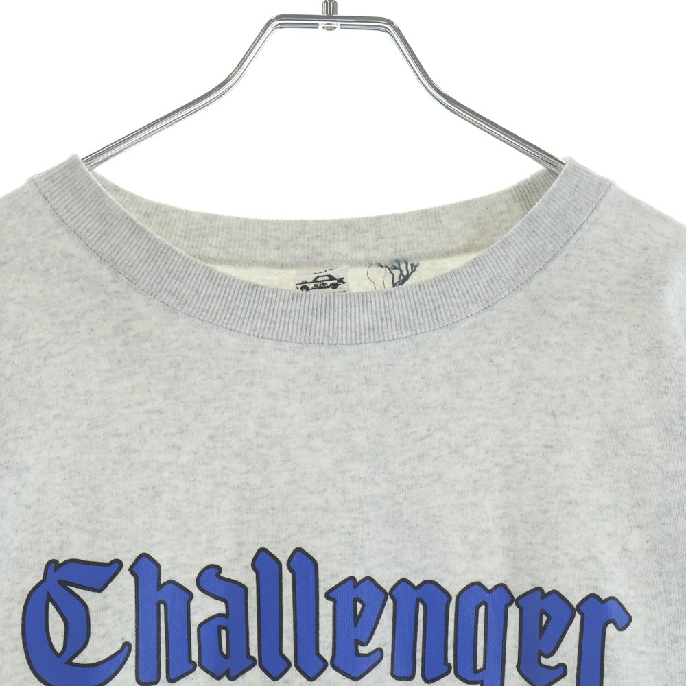 CHALLENGER(チャレンジャー) 25AW CL LOGO SWEAT クラシックロゴ クルーネック 長袖スウェット トレーナー グレー CLG-SW 025-012