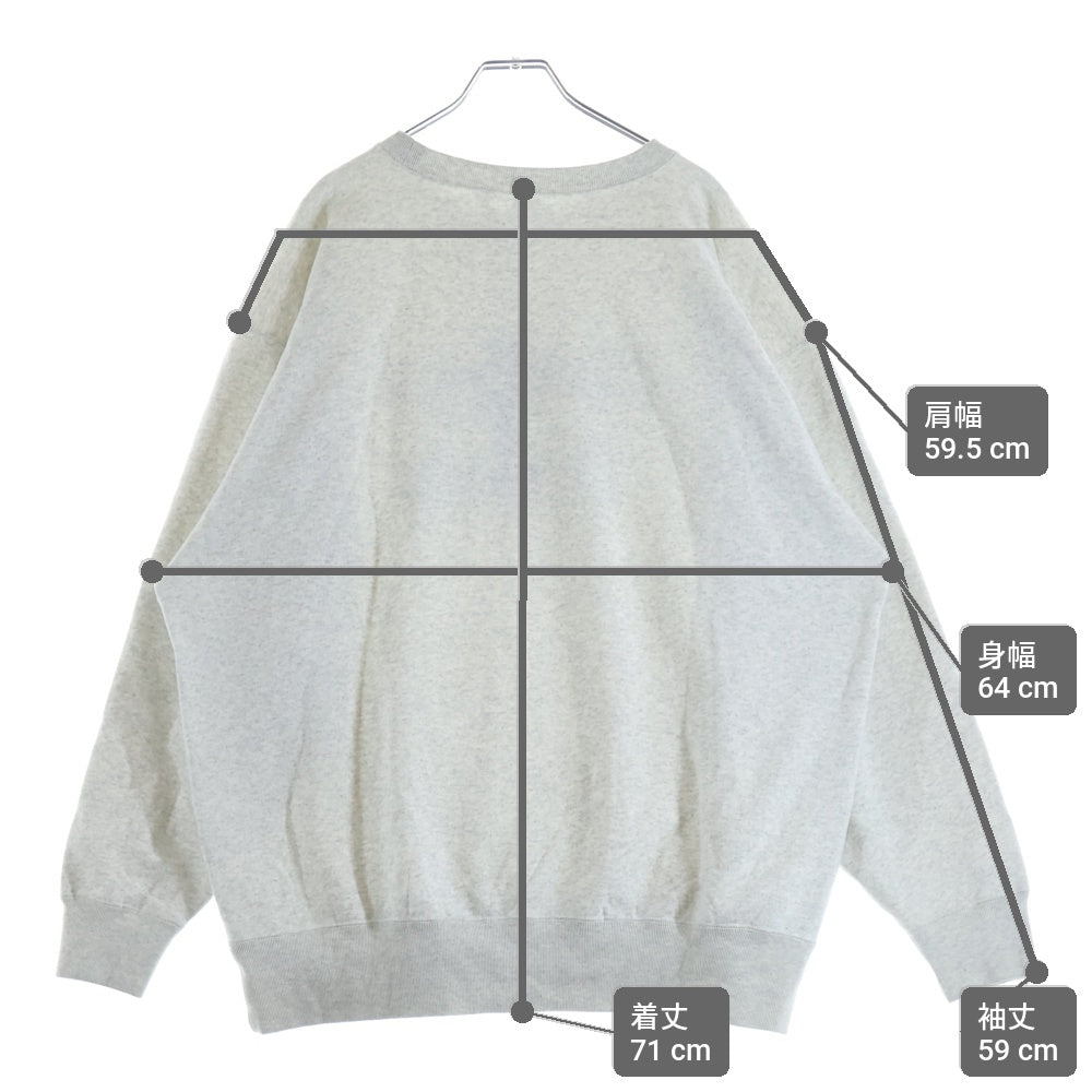 CHALLENGER(チャレンジャー) 25AW CL LOGO SWEAT クラシックロゴ クルーネック 長袖スウェット トレーナー グレー CLG-SW 025-012