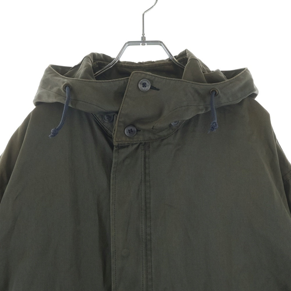 ARMANI JEANS(アルマーニ ジーンズ) 90S VINTAGE M-51 ヴィンテージ アームロゴプレート ジップアップ モッズコート カーキ R6K02R5