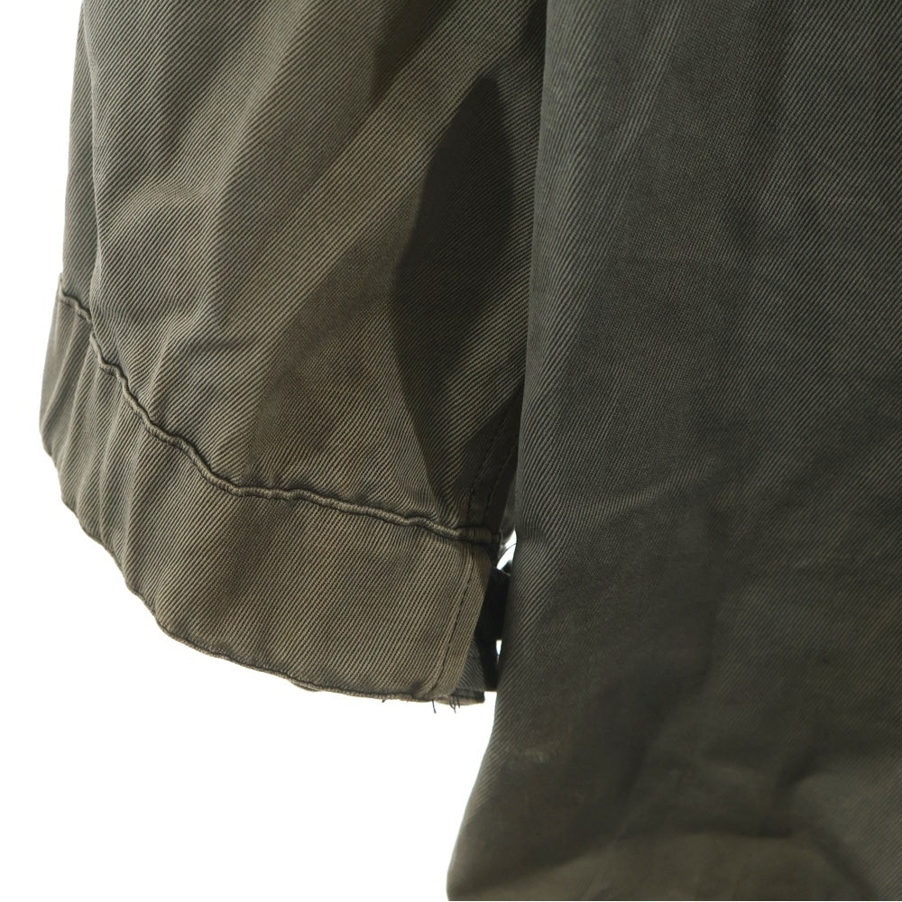 ARMANI JEANS(アルマーニ ジーンズ) 90S VINTAGE M-51 ヴィンテージ アームロゴプレート ジップアップ モッズコート カーキ R6K02R5