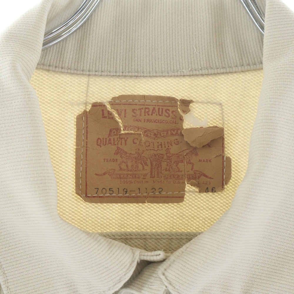 Levi's(リーバイス) 60s 70519-1122 PIQUE JACKET 3rd-type ピケジャケット サードタイプ デニムジャケット ベージュ