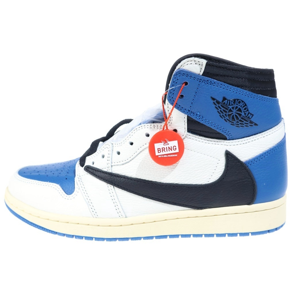 NIKE(ナイキ) ×TRAVIS SCOTT ×FRAGMENT AIR JORDAN1 RETRO HIGH OG SP トラヴィススコット フラグメント エアジョーダン1 ハイカットスニーカー US9/27.0cm DH3227-105