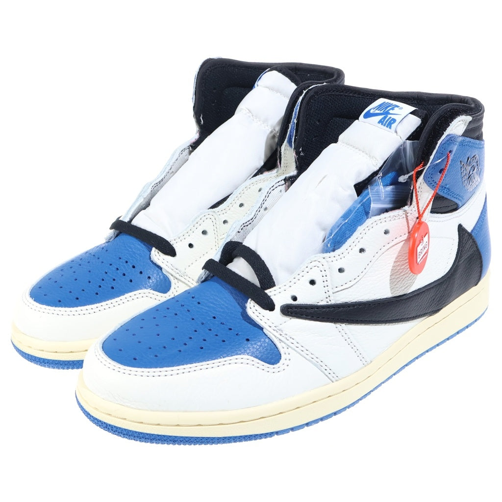 NIKE(ナイキ) ×TRAVIS SCOTT ×FRAGMENT AIR JORDAN1 RETRO HIGH OG SP トラヴィススコット フラグメント エアジョーダン1 ハイカットスニーカー US9/27.0cm DH3227-105