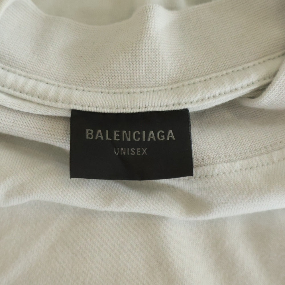 BALENCIAGA(バレンシアガ) Loop Sports Icon ループスポーツアイコン 半袖Tシャツ カットソー ホワイト VL03 764235 TRVC2 9059