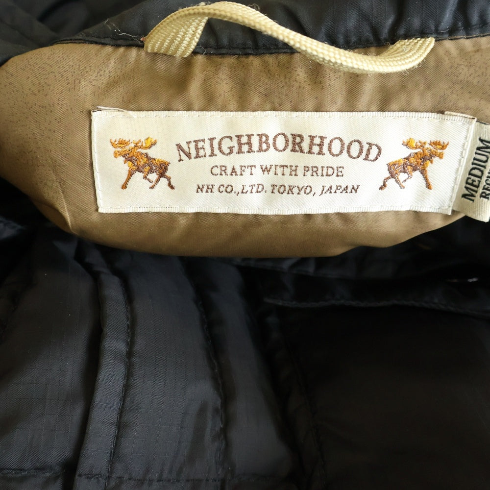 NEIGHBORHOOD(ネイバーフッド) 15AW H.D. / E-SHIRT.L.S ダウンシャツジャケット ブラック152TSNH-SHM04