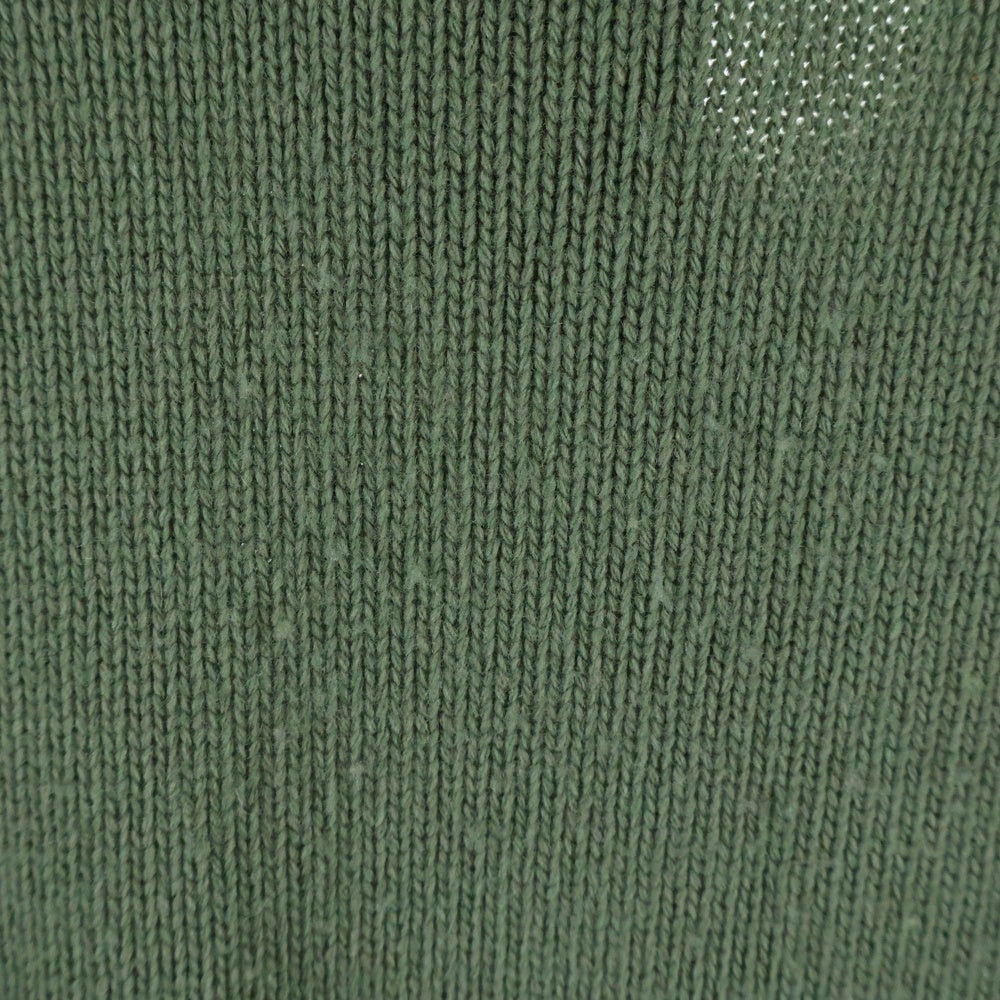 STONE ISLAND(ストーンアイランド) ロゴワッペン付き ウール ニットカーディガン グリーン 671550LA3