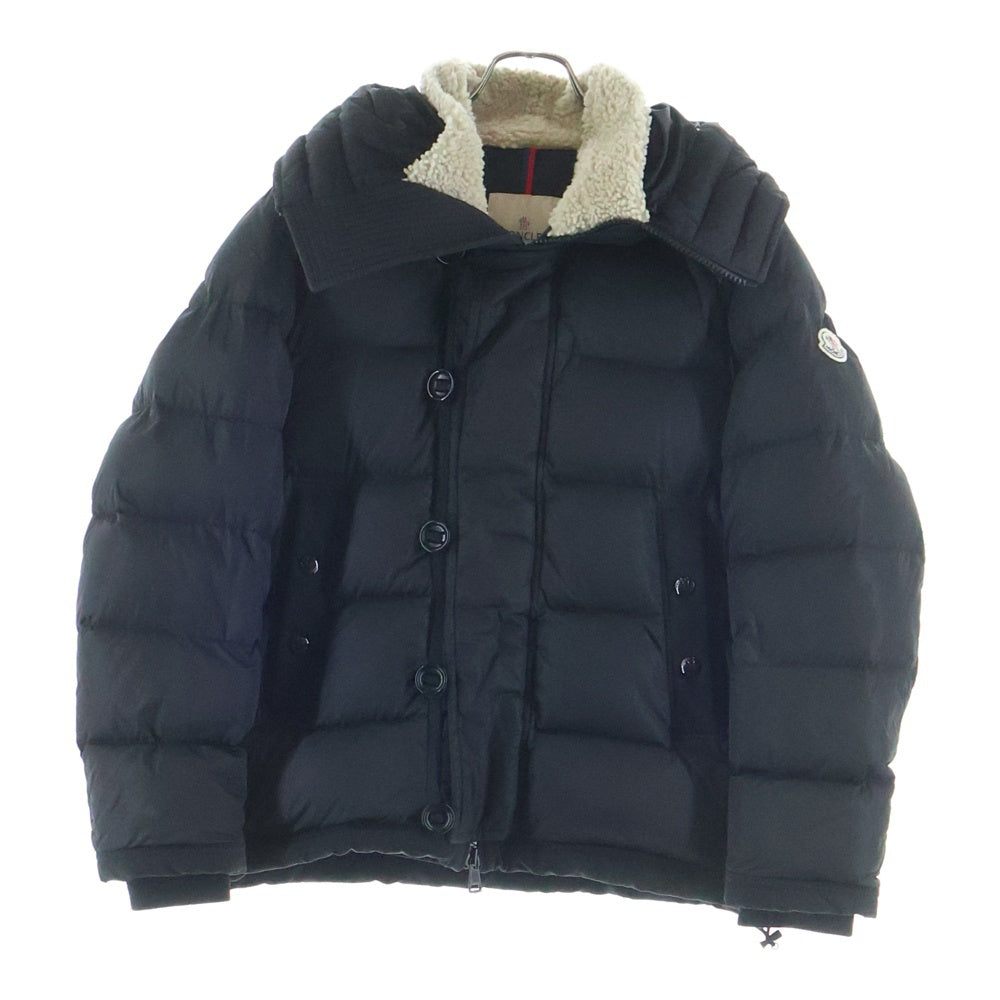 MONCLER(モンクレール) PYRENEES GIUBBOTTO ピレネージュボット ボア付き ジップアップ ナイロンダウンジャケット ブラック C20914189315 54155