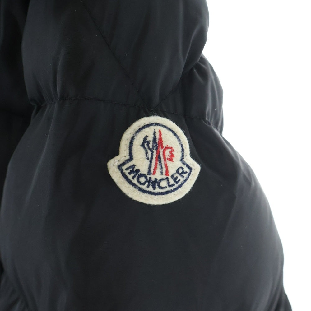 MONCLER(モンクレール) PYRENEES GIUBBOTTO ピレネージュボット ボア付き ジップアップ ナイロンダウンジャケット ブラック C20914189315 54155