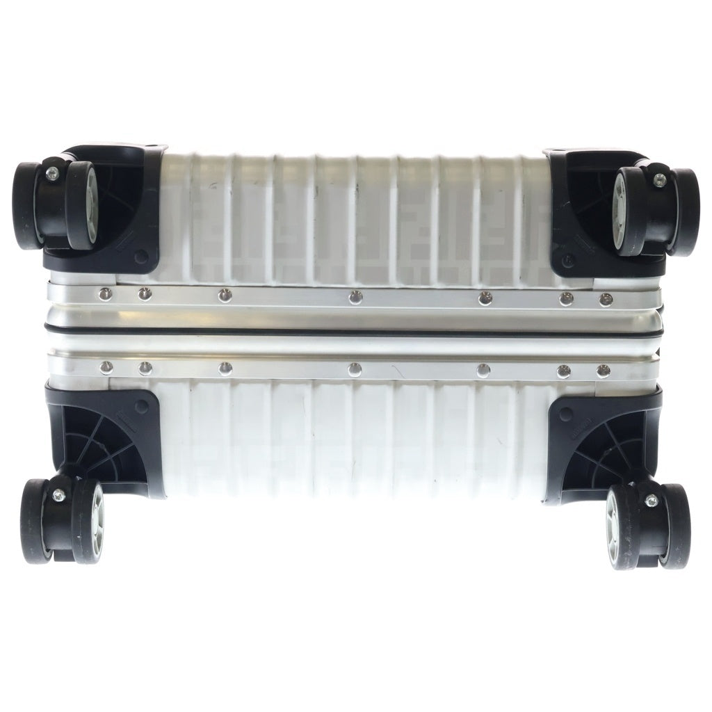 FENDI(フェンディ) ×RIMOWA リモワ ズッカ柄 クラシックキャビンS スーツケース キャリーバッグ シルバー 9729002290