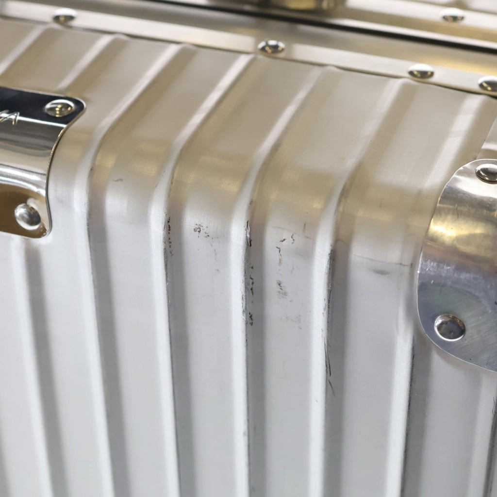 FENDI(フェンディ) ×RIMOWA リモワ ズッカ柄 クラシックキャビンS スーツケース キャリーバッグ シルバー 9729002290