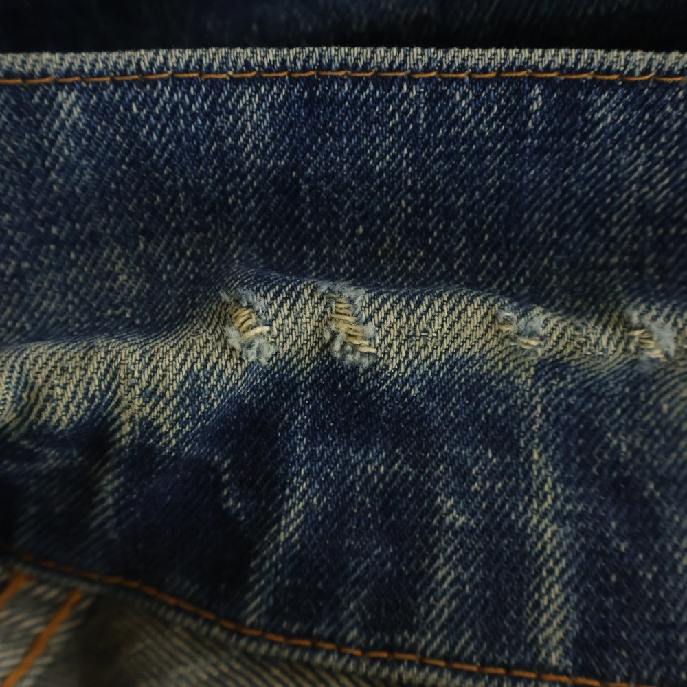 Levi's(リーバイス) 60-70s VINTAGE 70505 4th BIGE 両面タブ 不均等V ボタン裏524 トラッカーデニムジャケット インディゴ