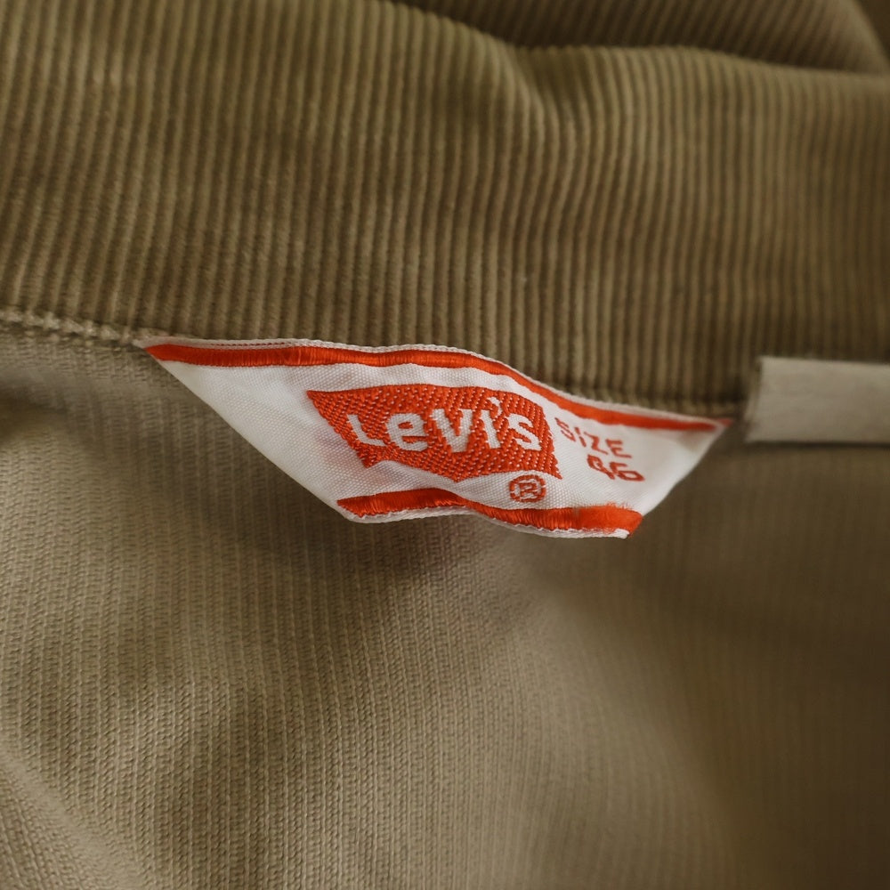 Levi's(リーバイス) 70-80s VINTAGE ボタン裏刻印529 70505 3rd Denim Trucker Jacket コーデュロイ デニムトラッカージャケット ブラウン