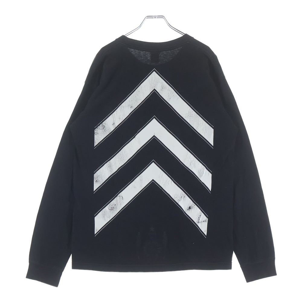 CHROME HEARTS(クロムハーツ) OLD FOTI L/S TEE オールド フロントプリント長袖Tシャツ ブラック