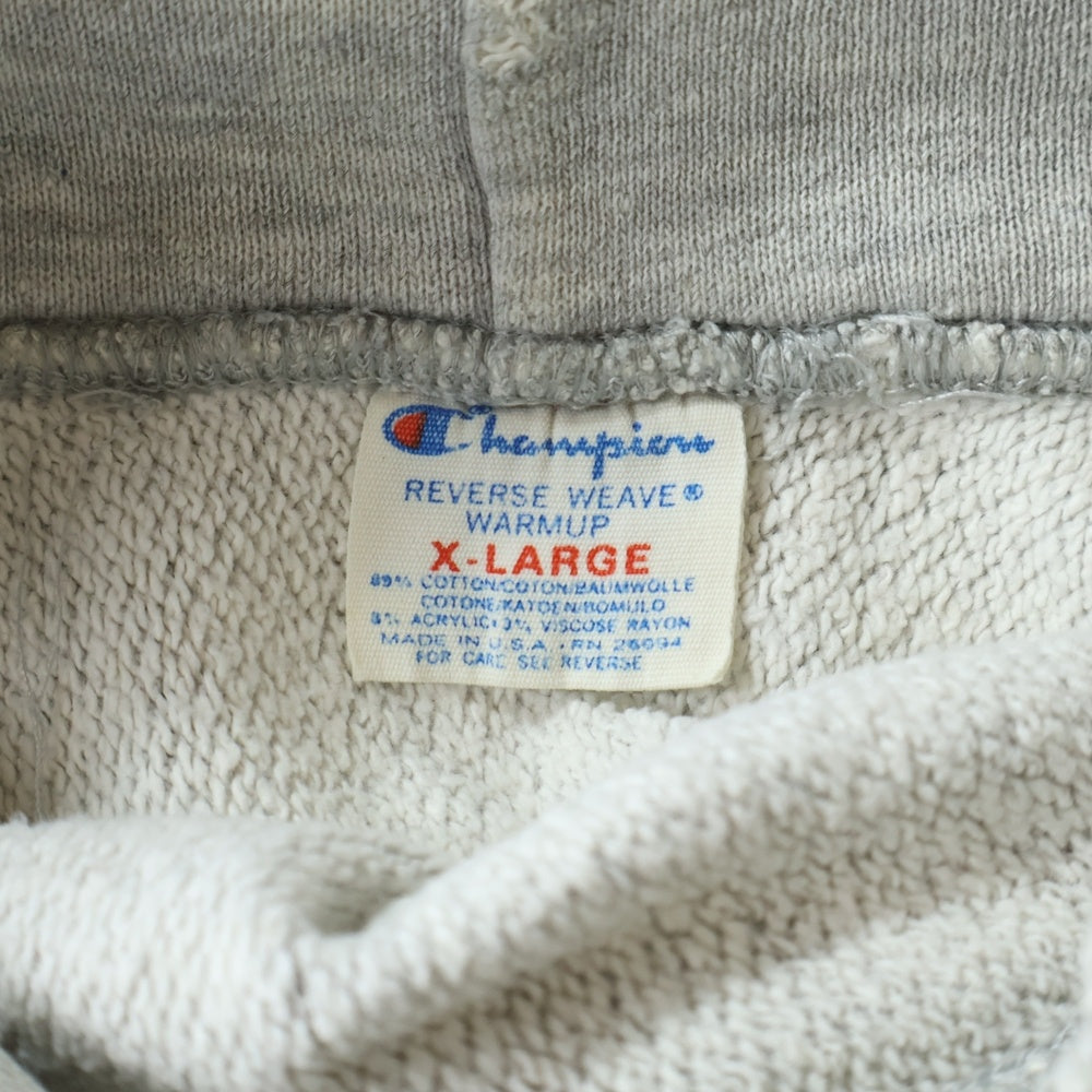 CHAMPION(チャンピオン) 80s REVERSE WEAVE リバースウィーブ トリコタグ USAFA フロントプリント プルオーバースウェットパーカー グレー