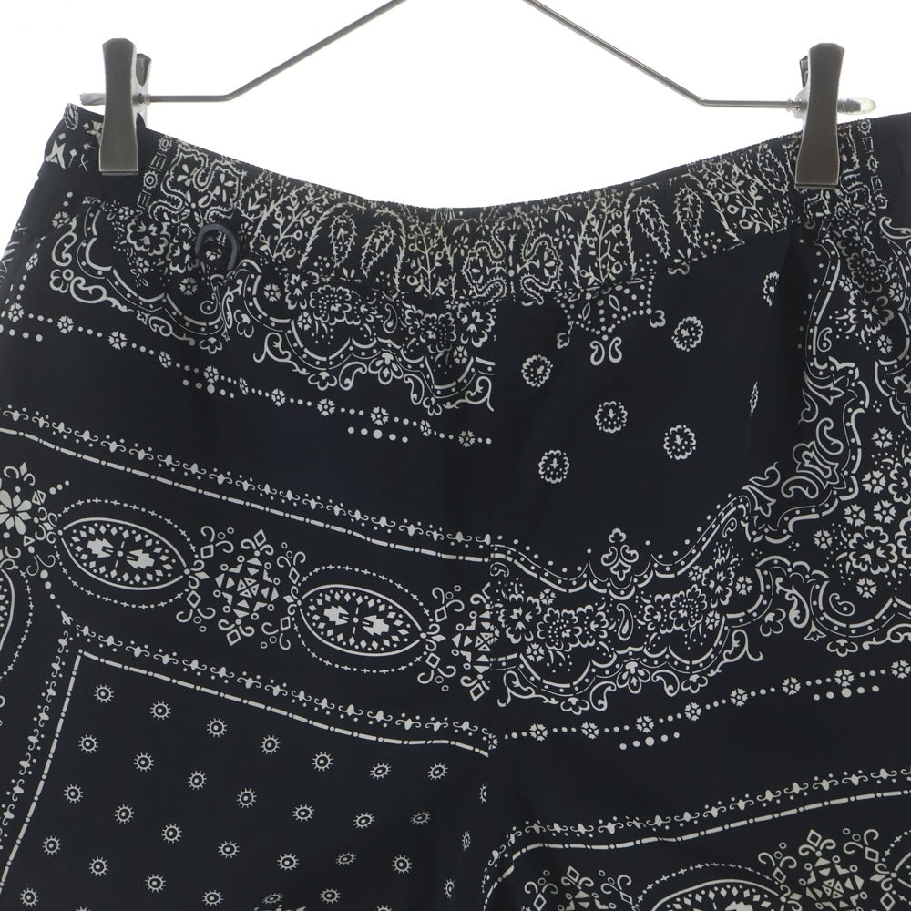 F.C.R.B./F.C.Real Bristol/FCRB(エフシーアールビー/エフシーレアルブリストル) 21SS NYLON EASY SHORTS バンダナ ナイロン イージー ハーフパンツ ショーツ ブラック FCRB210041