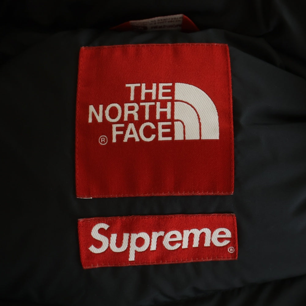 SUPREME(シュプリーム) 11AW ×THE NORTH FACE Nuptse Down Jacket Black Leopard ザノースフェイス レオパード柄 ヌプシ ダウンジャケット グレー/ブラック ND19100