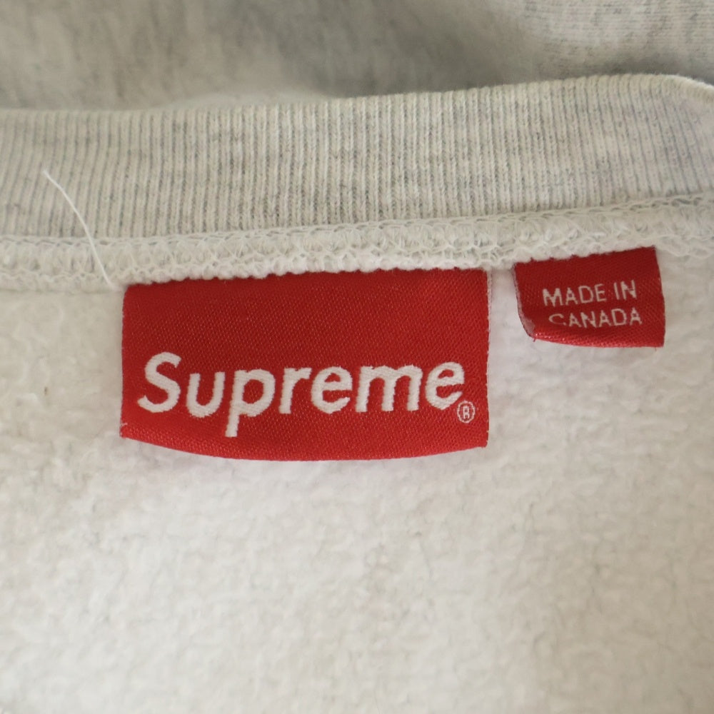 SUPREME(シュプリーム) 18AW Box Logo Crewneck ボックスロゴ クルーネック スウェットトレーナー グレー