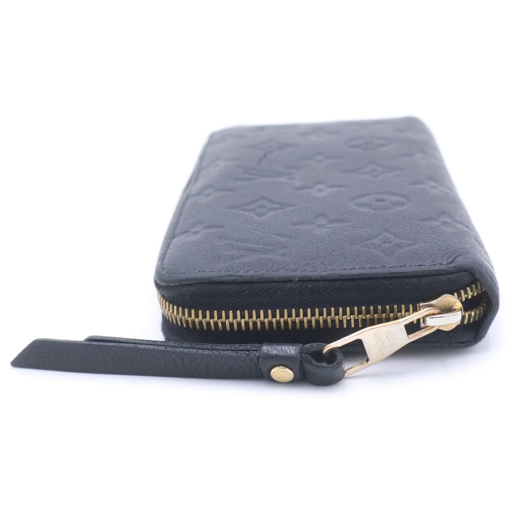 LOUIS VUITTON(ルイヴィトン) モノグラム アンプラント ジッピーウォレット レザー ロングウォレット 長財布 ブラック M80958 レディース