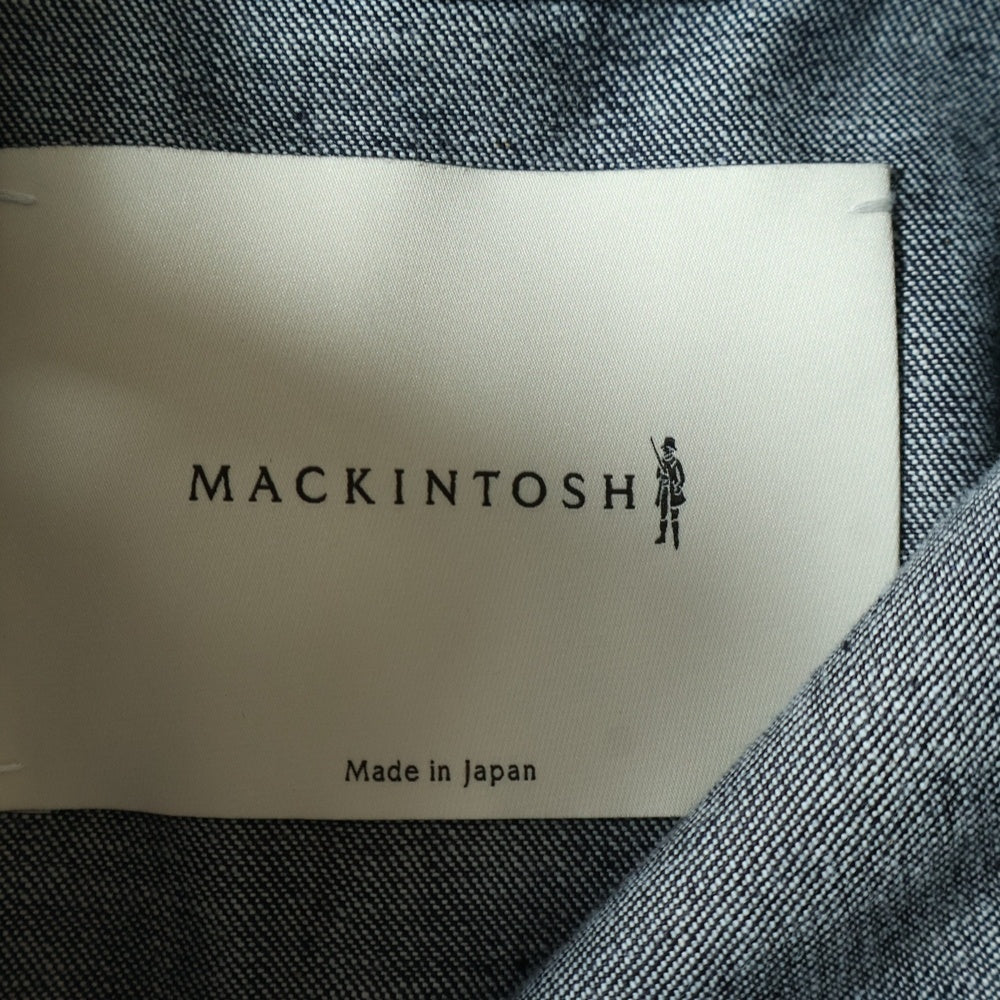 MACKINTOSH(マッキントッシュ) 5B デニム ステンカラーロングコート レディース インディゴ D-WC001
