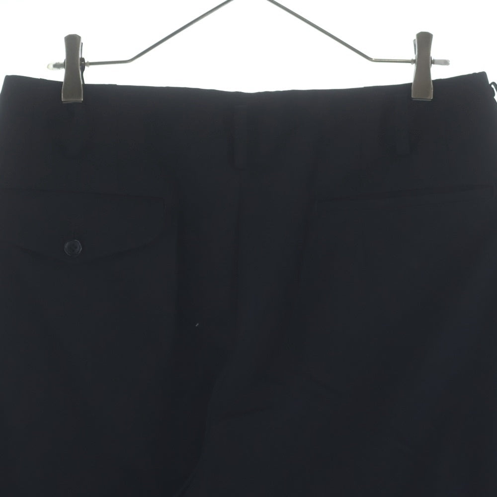 COMME des GARCONS HOMME PLUS(コムデギャルソンオムプリュス) 25AW ウールギャバジン ジップフライ バルーンパンツ ブラック PP-P025