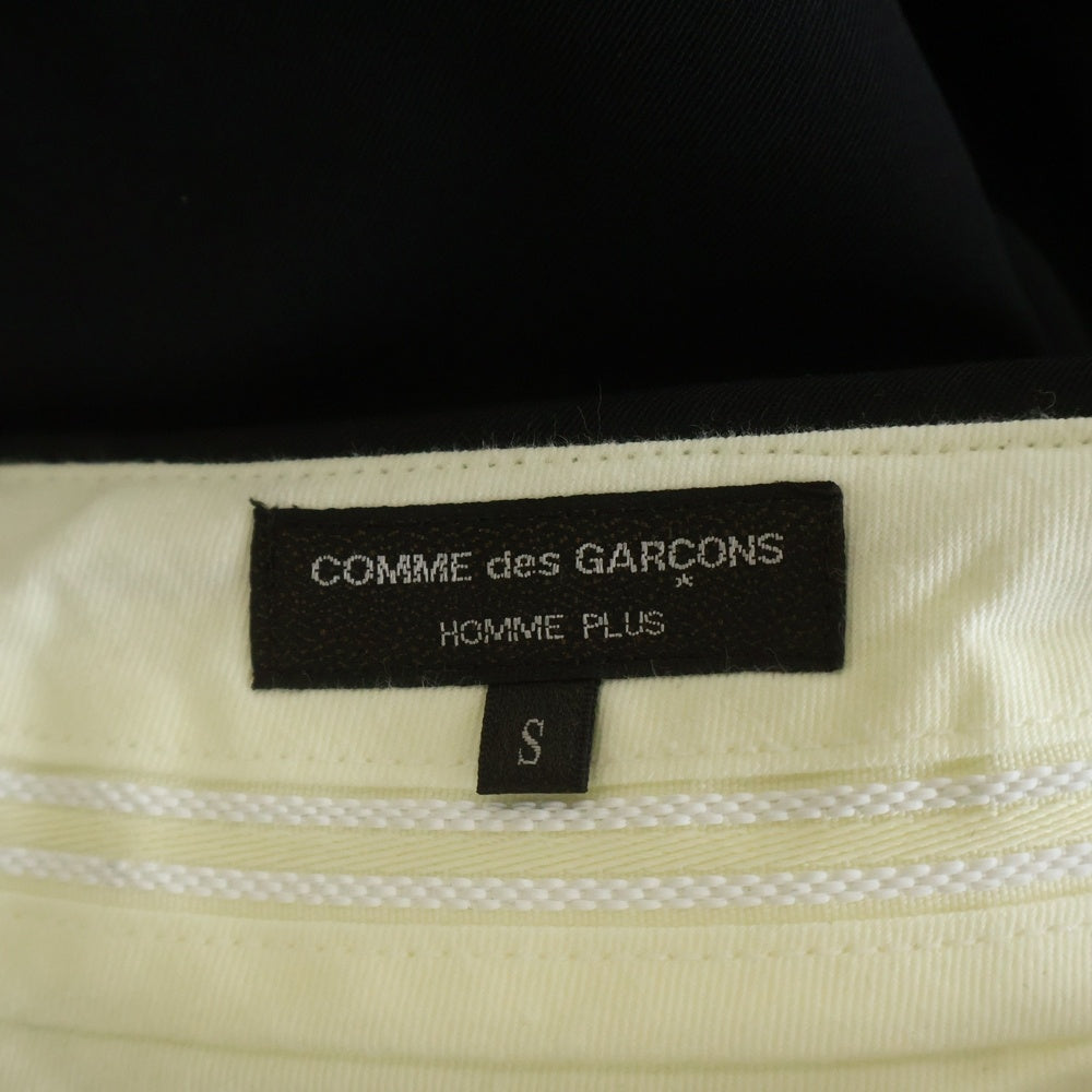 COMME des GARCONS HOMME PLUS(コムデギャルソンオムプリュス) 25AW ウールギャバジン ジップフライ バルーンパンツ ブラック PP-P025