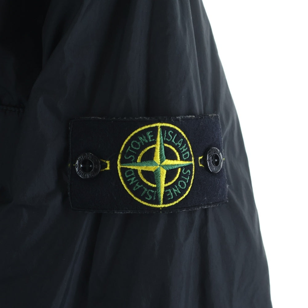 STONE ISLAND(ストーンアイランド) 23AW GARMENT DYED BOMBER JACKET ガーメントダイ ジップアップ 中綿ボンバージャケット ブルゾン ブラック