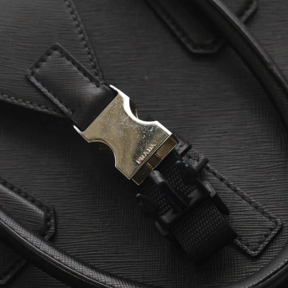 PRADA(プラダ) SAFFIANO TRAVEL サフィアーノ トラベル レザー 2WAY ショルダー ハンドバッグ ブラック 2VG045