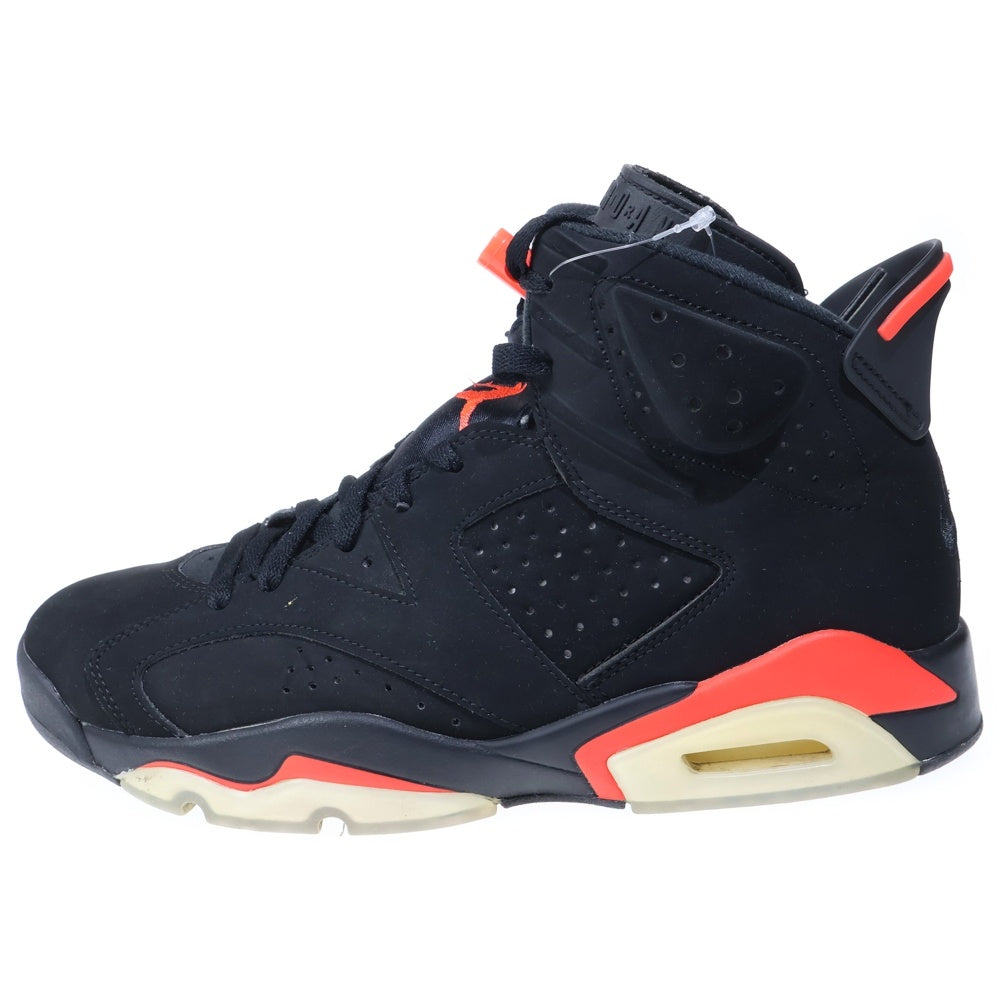 NIKE(ナイキ) AIR JORDAN 6 RETRO OG BLACK INFRARED エアジョーダン 6 ブラック インフラレッド ハイカットスニーカー ブラック/レッド US9.5/27.5cm 384664-060