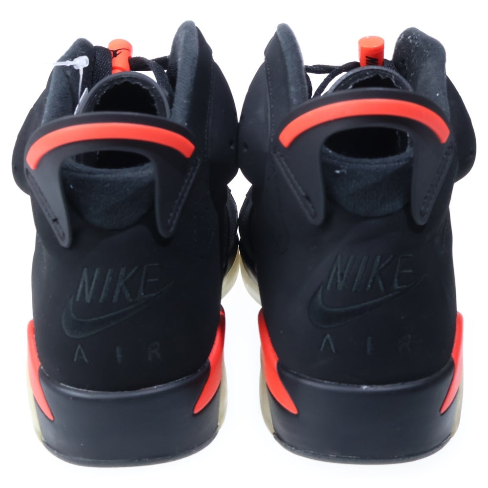 NIKE(ナイキ) AIR JORDAN 6 RETRO OG BLACK INFRARED エアジョーダン 6 ブラック インフラレッド ハイカットスニーカー ブラック/レッド US9.5/27.5cm 384664-060