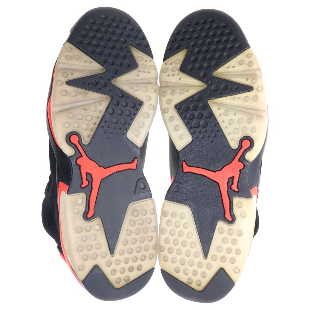 NIKE(ナイキ) AIR JORDAN 6 RETRO OG BLACK INFRARED エアジョーダン 6 ブラック インフラレッド ハイカットスニーカー ブラック/レッド US9.5/27.5cm 384664-060