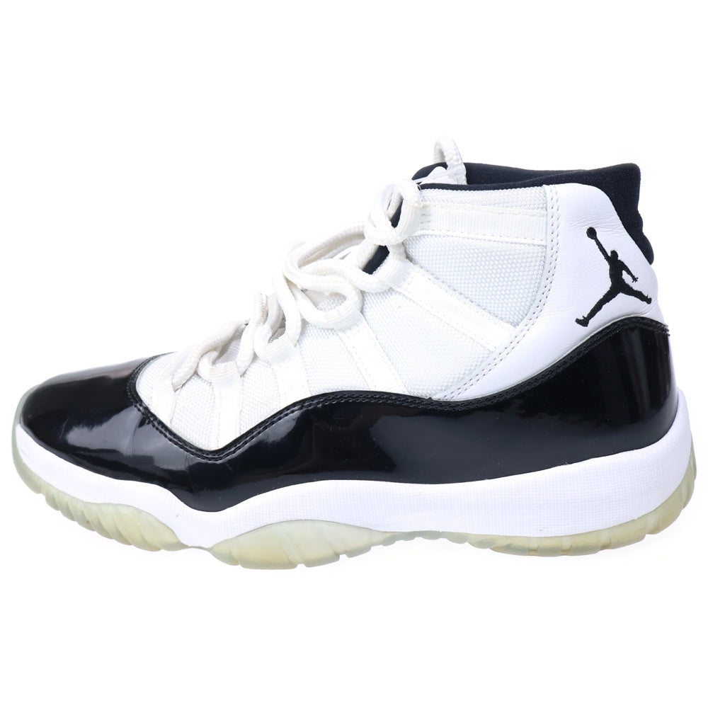 NIKE(ナイキ) AIR JORDAN 11 RETRO CONCORD 2018 エアジョーダン11 レトロ コンコルド ハイカットスニーカー シューズ ホワイト/ブラック US9.5/27.5cm 378037-100