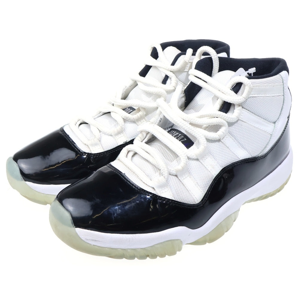 NIKE(ナイキ) AIR JORDAN 11 RETRO CONCORD 2018 エアジョーダン11 レトロ コンコルド ハイカットスニーカー シューズ ホワイト/ブラック US9.5/27.5cm 378037-100