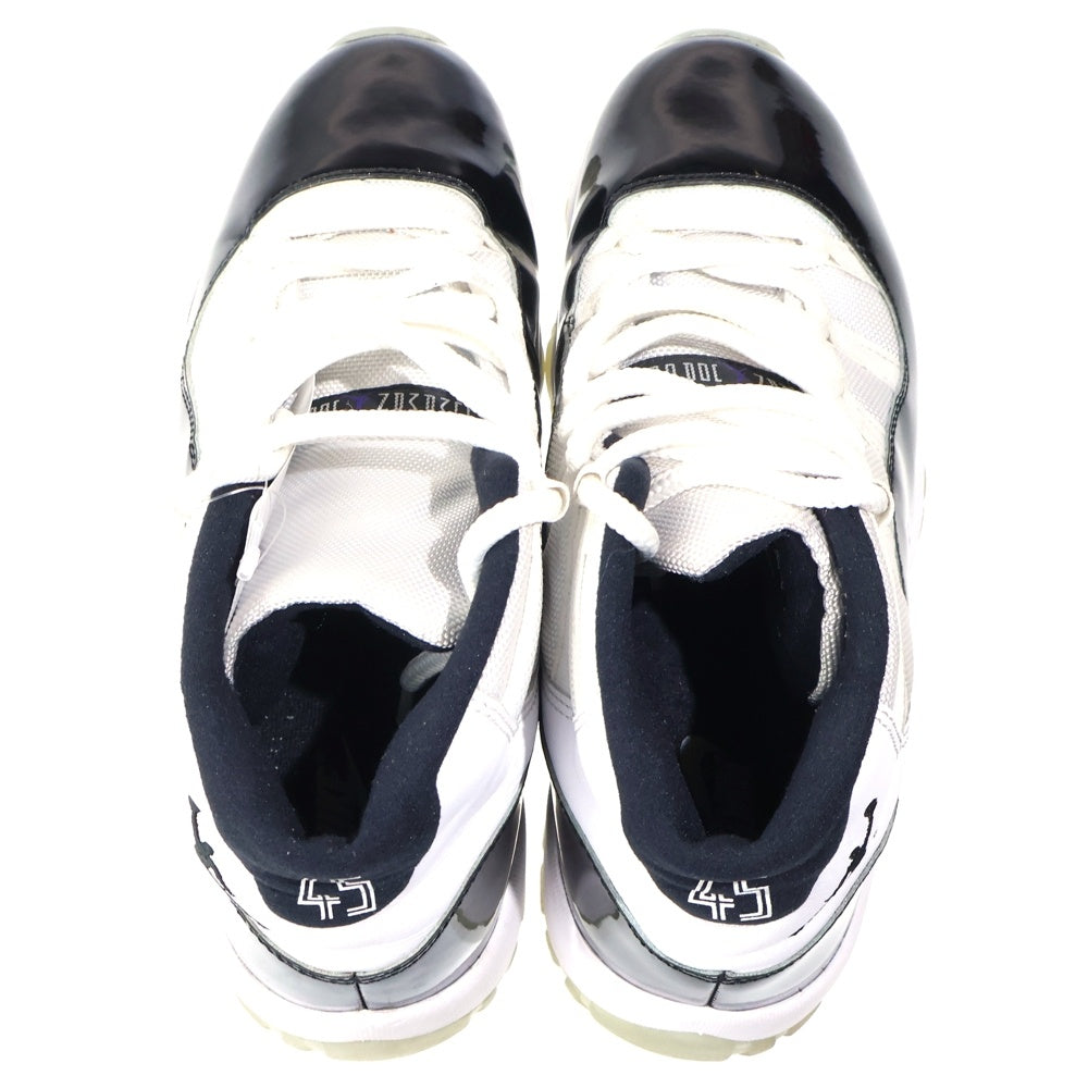 NIKE(ナイキ) AIR JORDAN 11 RETRO CONCORD 2018 エアジョーダン11 レトロ コンコルド ハイカットスニーカー シューズ ホワイト/ブラック US9.5/27.5cm 378037-100