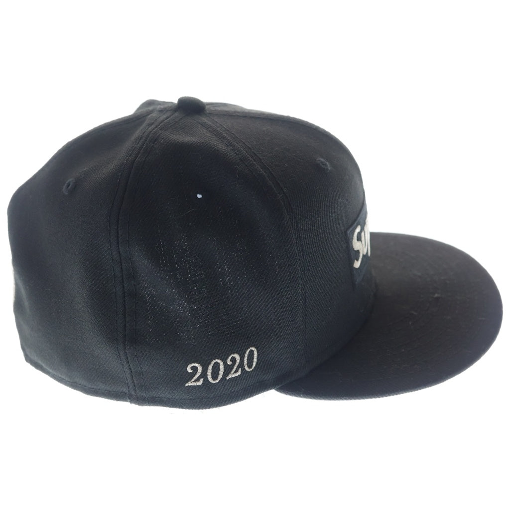 SUPREME(シュプリーム) 20SS ×NEW ERA 59FIFTY $1M Metallic Box Logo ニューエラ ミリオンダラー ボックスロゴ キャップ 帽子 ブラック