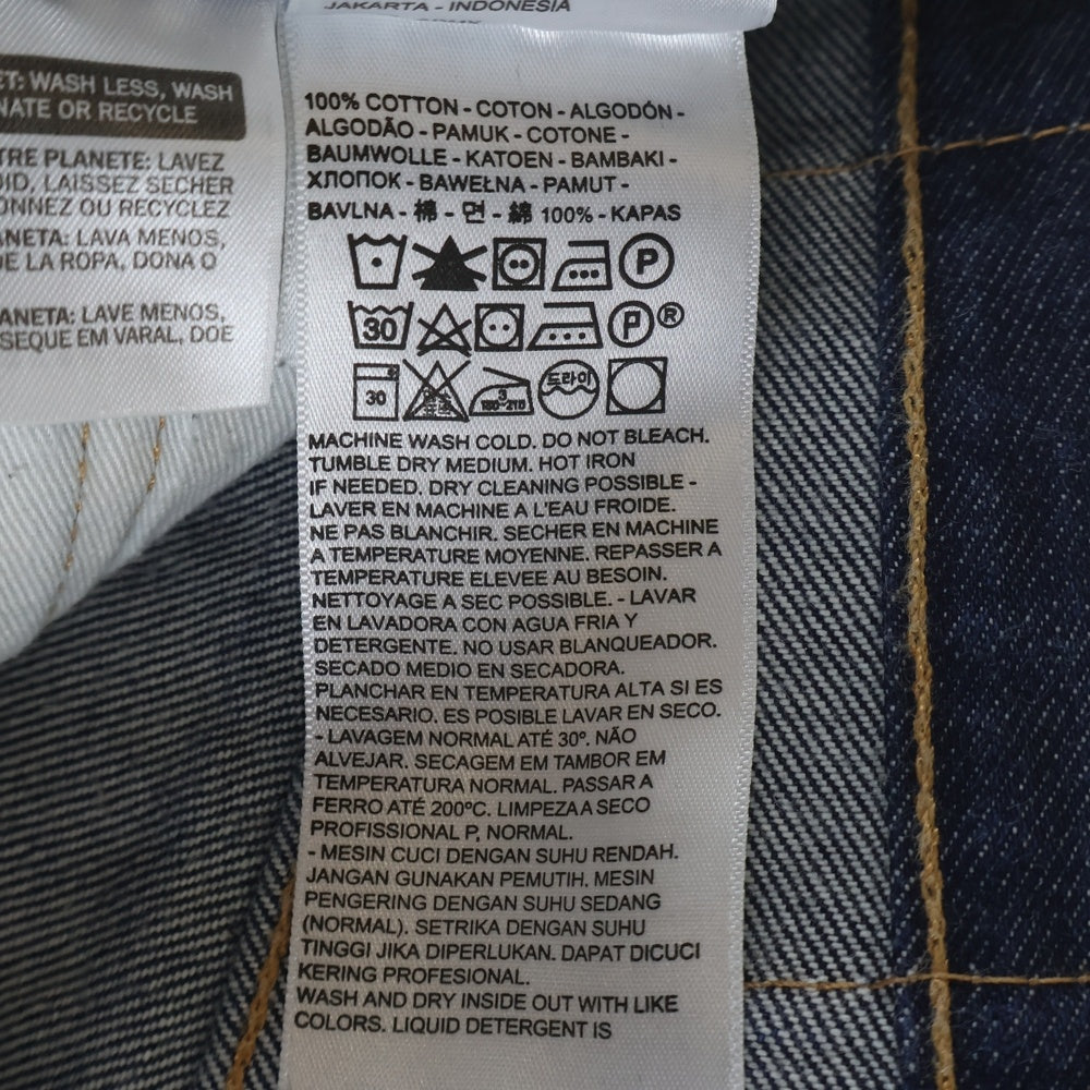 Levi's(リーバイス) ×DENIM TEARS 501 デニムティアーズ フラワー総柄 コットンデニムパンツ インディゴ PC9-AI1592-0000