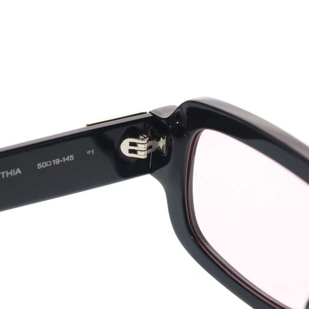 AMBUSH(アンブッシュ) THIA BERI001 1030 レクタングルフレーム カラーレンズ サングラス アイウェア メガネ 眼鏡 ブラック
