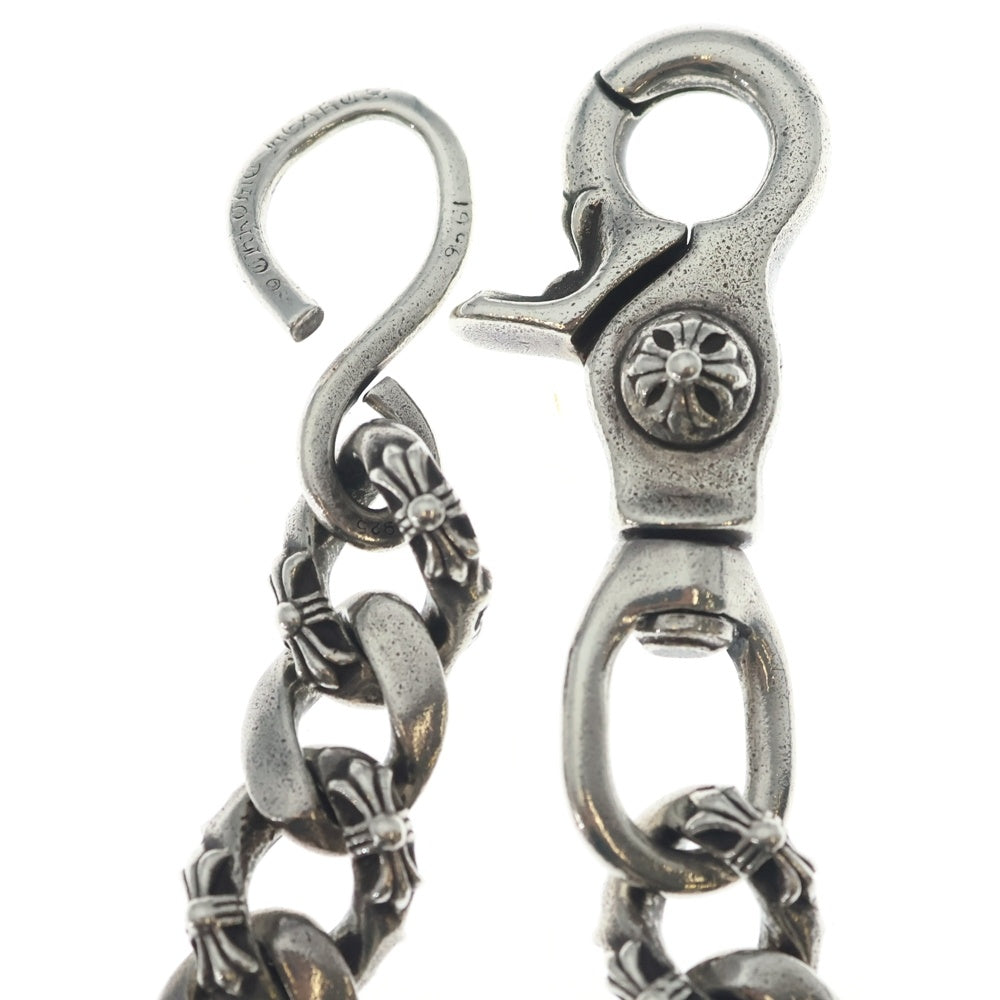 CHROME HEARTS(クロムハーツ) FANCY LONG-S/1クリップロングファンシー ウォレットチェーン シルバー BCA074