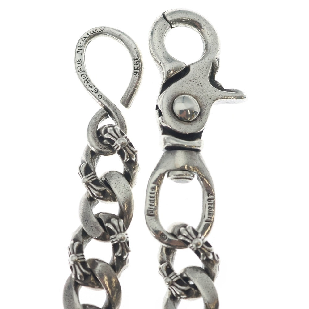 CHROME HEARTS(クロムハーツ) FANCY LONG-S/1クリップロングファンシー ウォレットチェーン シルバー BCA074