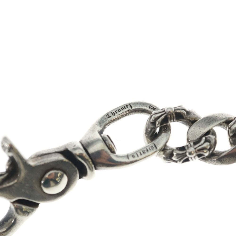CHROME HEARTS(クロムハーツ) FANCY LONG-S/1クリップロングファンシー ウォレットチェーン シルバー BCA074
