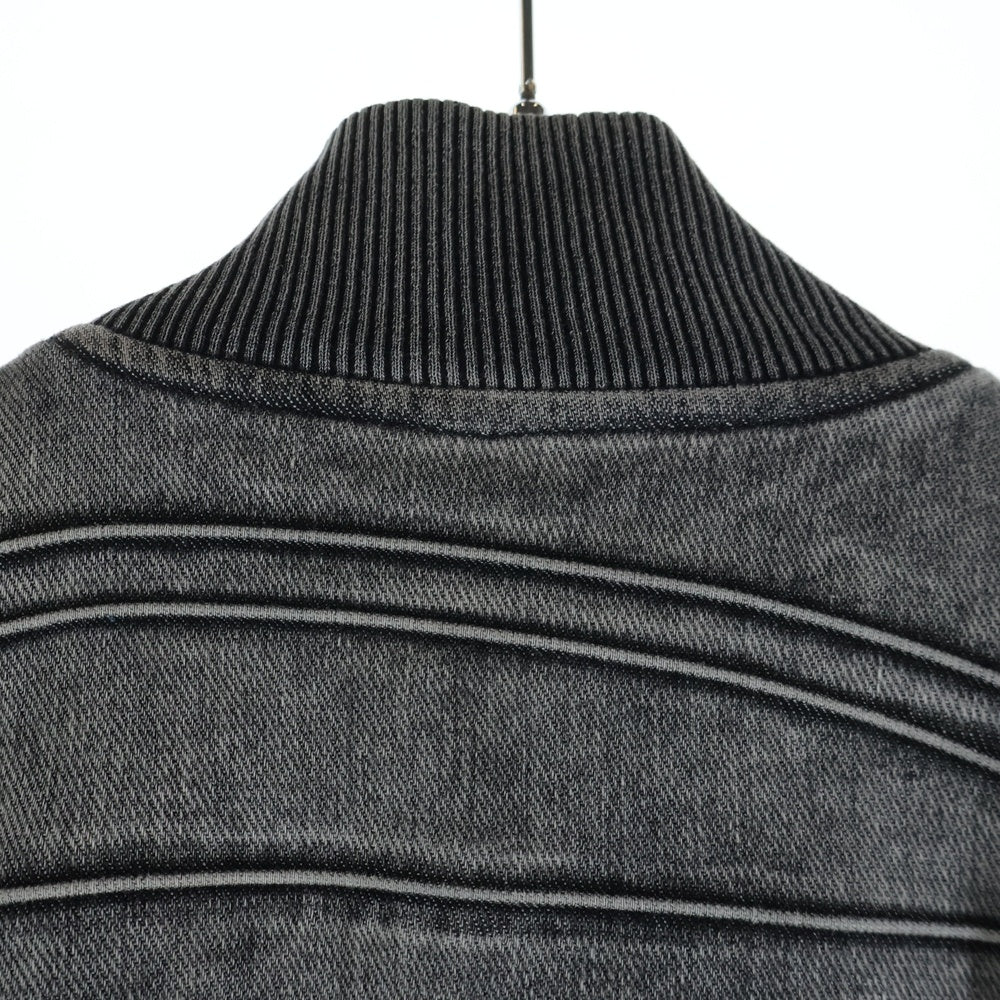 DIESEL(ディーゼル) D-CARLY-S TRACK ディー カーリー エス トラック バックロゴ刺繍入り ジップアップ ジャケット ブラック