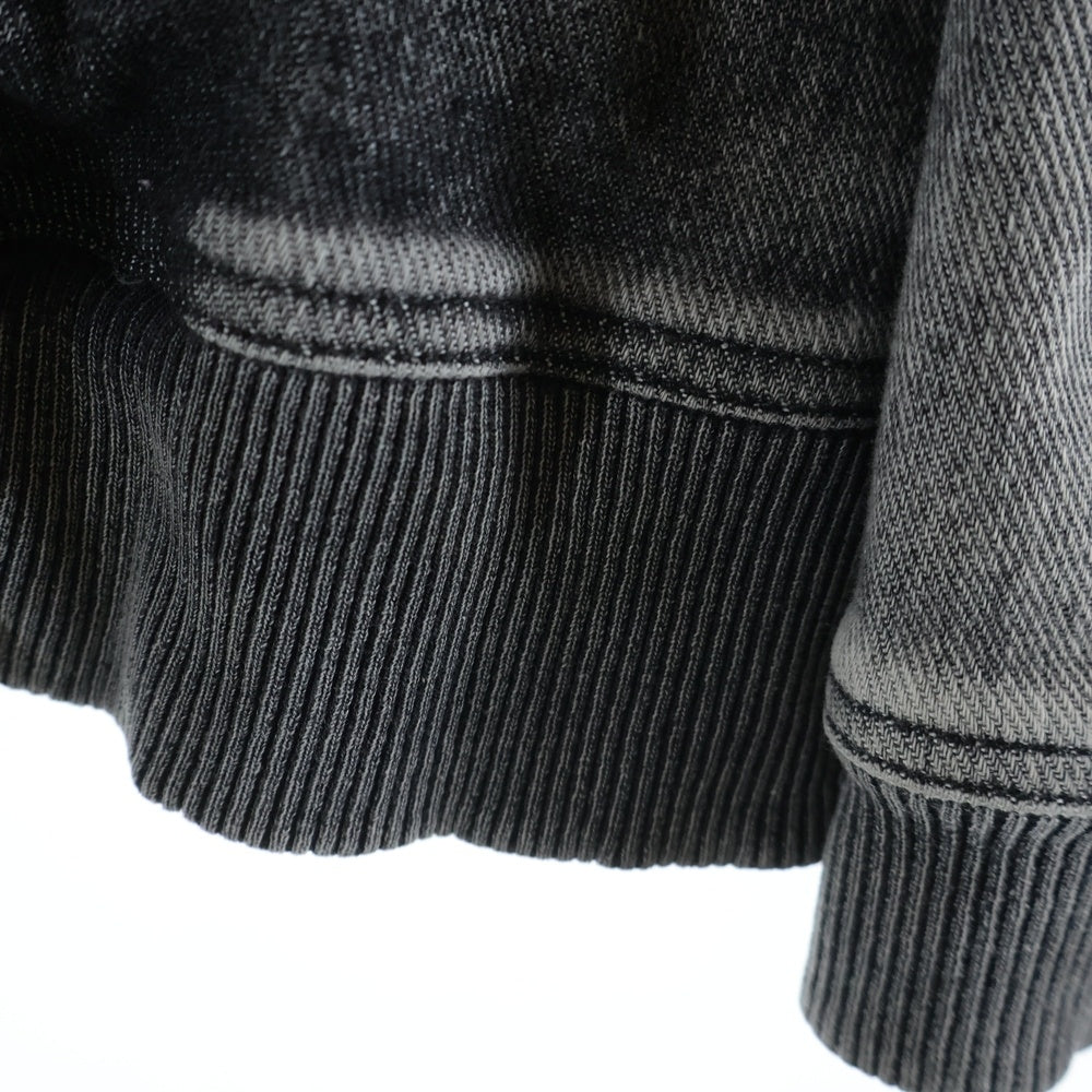 DIESEL(ディーゼル) D-CARLY-S TRACK ディー カーリー エス トラック バックロゴ刺繍入り ジップアップ ジャケット ブラック