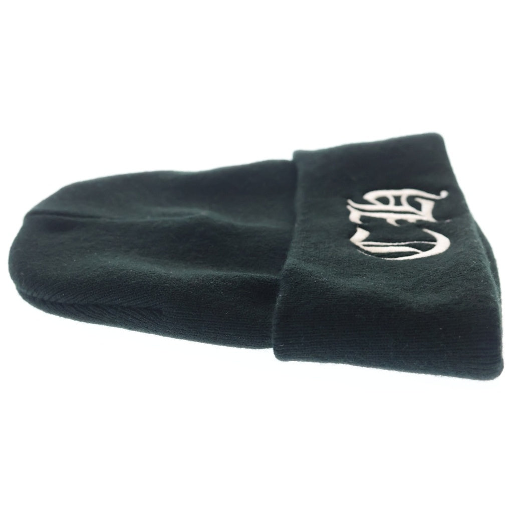 CHROME HEARTS(クロムハーツ) CH Logo Embroidery Beanie CHロゴ刺繍ビーニー ニット帽 ブラック