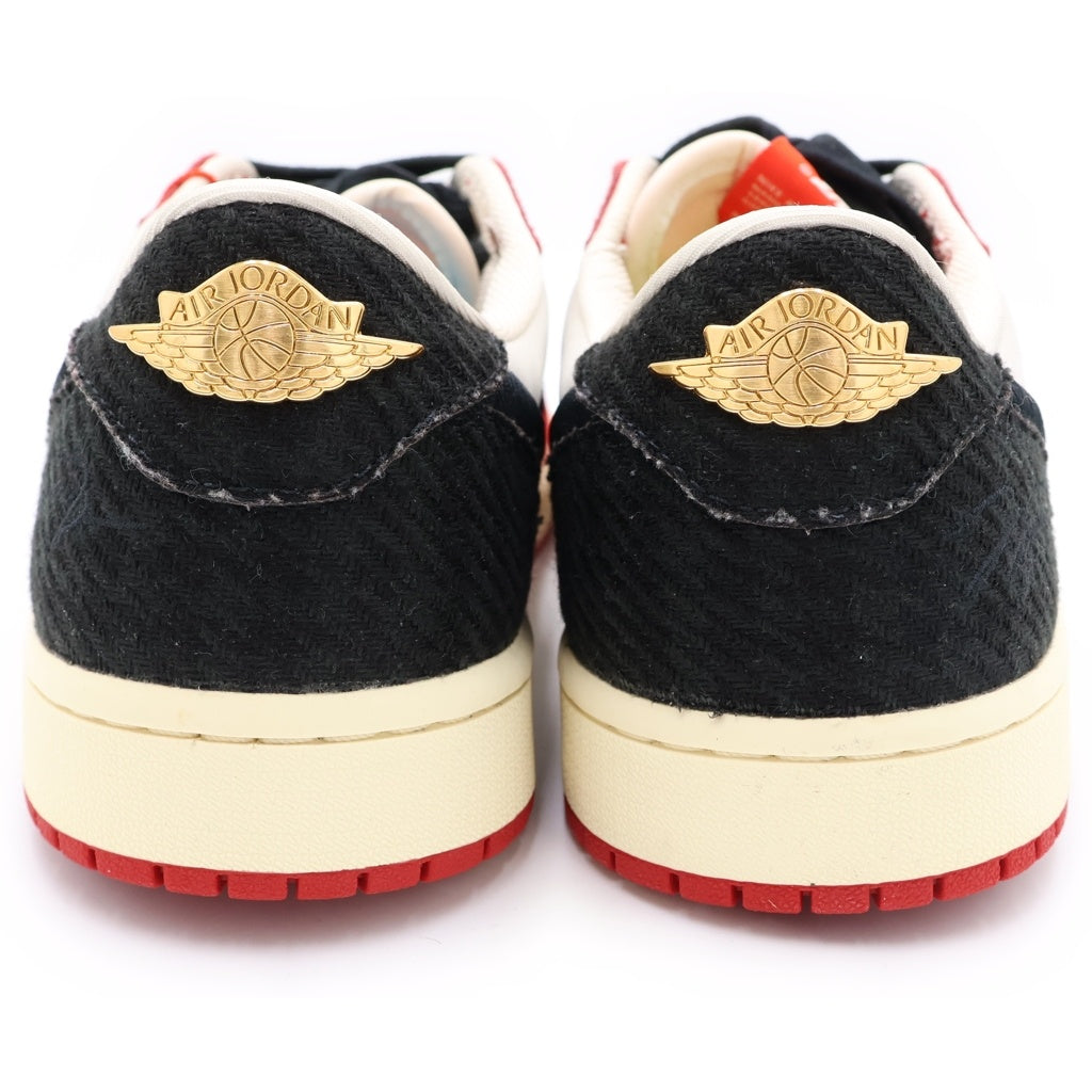 NIKE(ナイキ) ×Trophy Room AIR JORDAN 1 LOW OG トロフィールーム エアジョーダン1 ローカットスニーカー レッド/ブラック US9.5/27.5cm FN0432-100