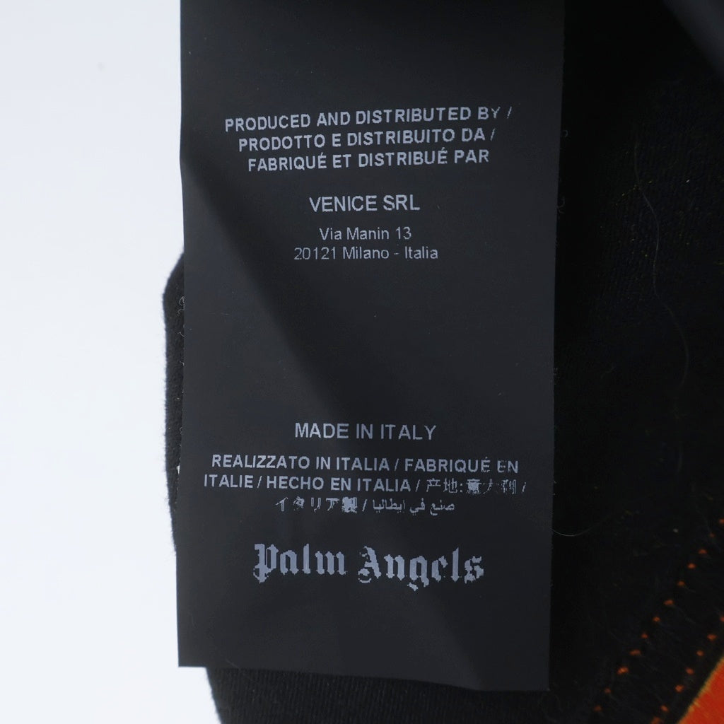 Palm Angels(パームエンジェルス) FIRESTARTER CLASSIC TEE ファイアスターター クラシック 半袖Tシャツ カットソー ブラック PMAA001R20413017