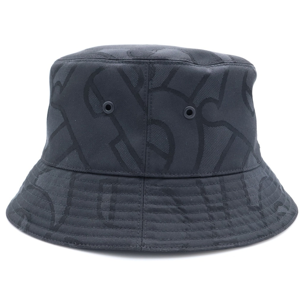 BURBERRY(バーバリー) TB MONOGRAM JACQUARD HAT モノグラム ジャカード ハット 帽子 ブラック 8048768