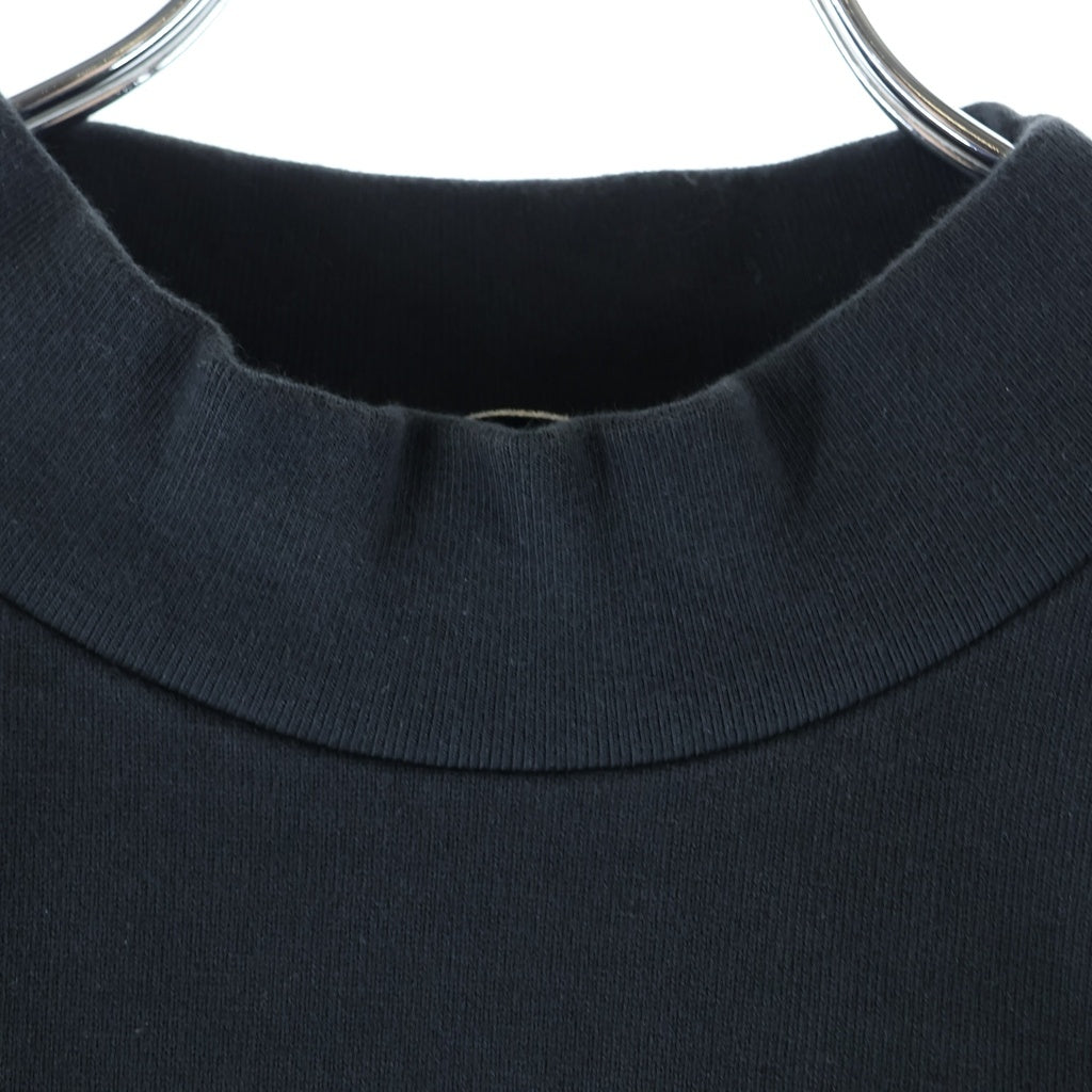 FEAR OF GOD ESSENTIALS(フィアオブゴッド エッセンシャルズ) ×adidas Athletics Heavy Jersey Mock Tee アディダス アスレチックヘビージャージ モック半袖Tシャツ ブラック IS6839