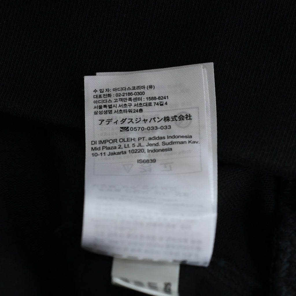 FEAR OF GOD ESSENTIALS(フィアオブゴッド エッセンシャルズ) ×adidas Athletics Heavy Jersey Mock Tee アディダス アスレチックヘビージャージ モック半袖Tシャツ ブラック IS6839